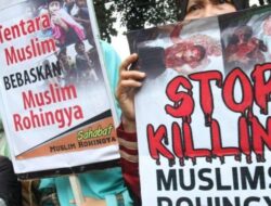Massa Kembali Gelar Aksi Bela Rohingya di Kedubes Myanmar